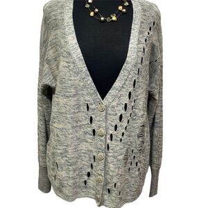 BCBG Generation Distressed Sweater